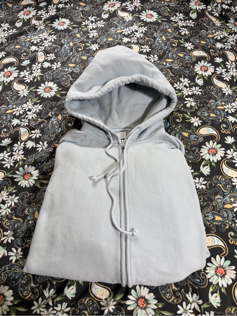TNA Cozy AF Fleece Full Length Oversized Zip Up Hoodie
